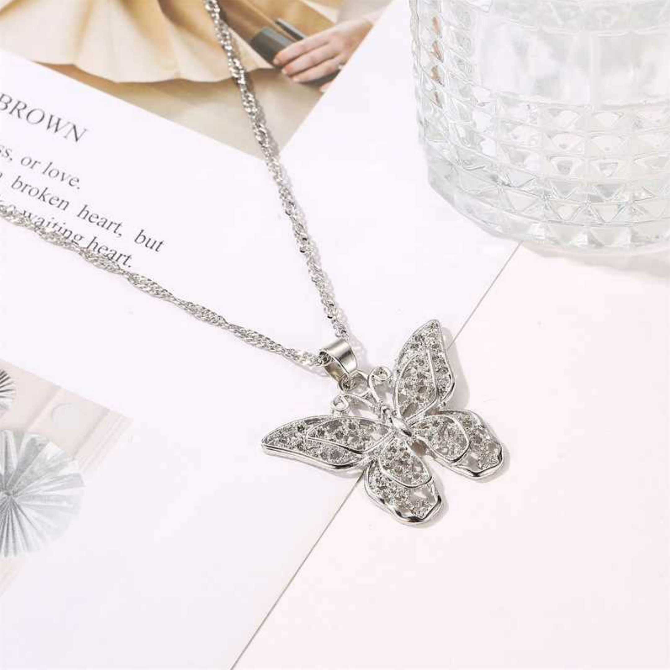 Butterfly Necklace - Moraloue